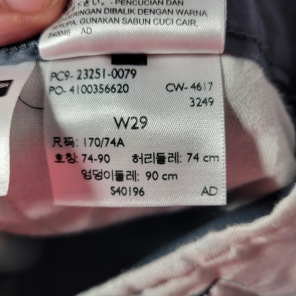 Mens Levis Stauss & Co Blue Green Cargo short Size 29 - Picture 10 of 10